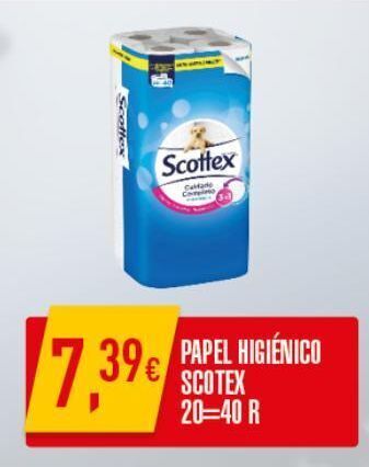 Miranda Supermercados Papel higiênico scottex promoção