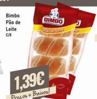 Belita Pão de leite bimbo promoção