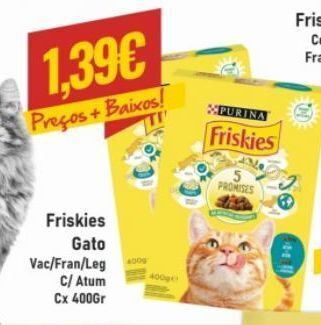 Belita Ração para gatos friskies promoção