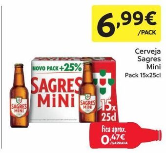 Amanhecer Cerveja sagres mini promoção