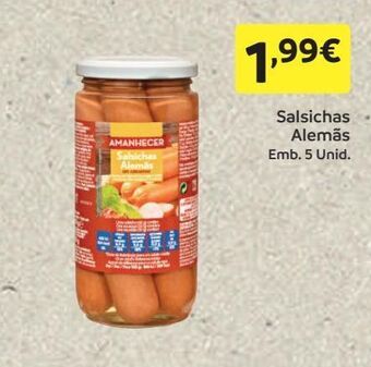 Amanhecer Salsicha amanhecer promoção