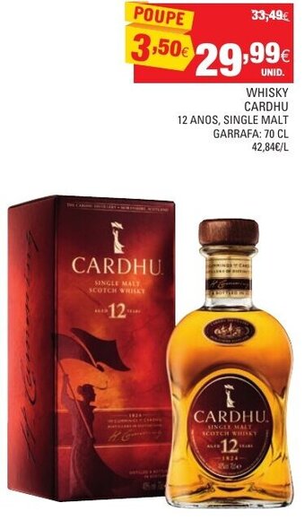 Whisky Cardhu 70cl