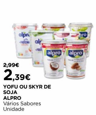 El Corte Inglés Iogurte alpro promoção