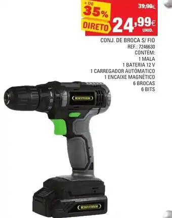 Continente Conj. de Broca S/Fio Ref: 7246630 promoção