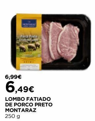 El Corte Inglés Lombo suíno montaraz promoção