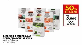 El Corte Inglés Café promoção
