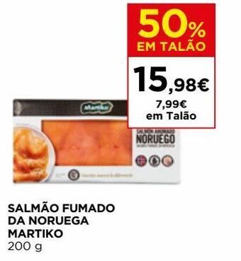El Corte Inglés Salmão fumado martiko promoção