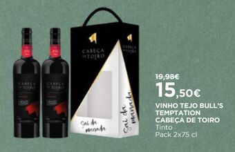 El Corte Inglés Vinhos cabeça de toiro promoção
