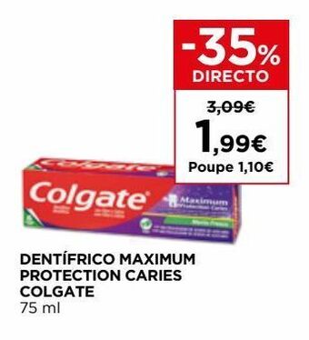 El Corte Inglés Pasta de dentes colgate promoção