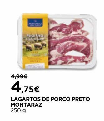 El Corte Inglés Carne suína montaraz promoção