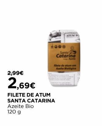 El Corte Inglés Filé de atum santa catarina promoção