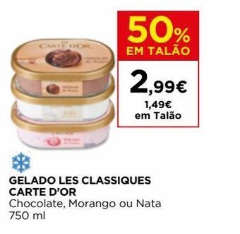 El Corte Inglés Gelados carte d'or promoção