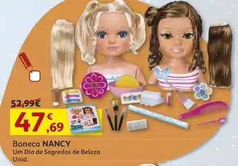Auchan Boneca um dia nancy segredos de beleza promoção