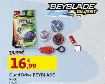 Quad drive beyblade pack