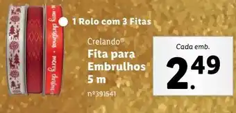 Lidl Fita para presente promoção