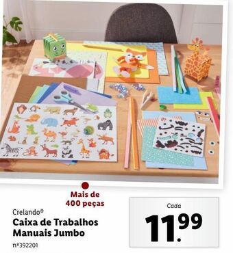 Lidl Papel para manualidades promoção