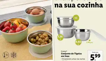 Lidl Tigela ernesto promoção