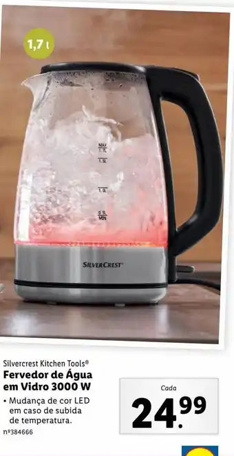 Lidl Jarra de cozinha silvercrest promoção