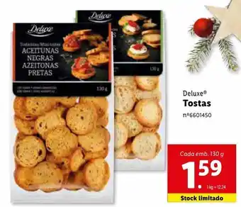 Lidl Torradas deluxe promoção
