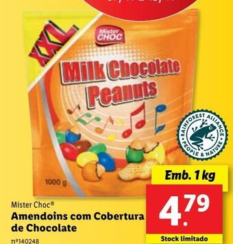 Lidl Amendoim com chocolate promoção