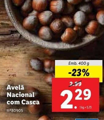 Lidl Avelãs promoção