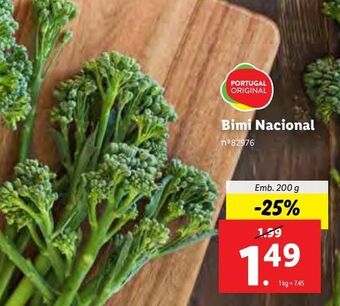 Lidl Brócolis promoção
