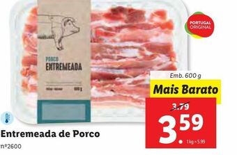 Lidl Entremeada promoção