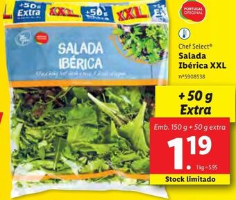 Lidl Saladas prontas chef select promoção