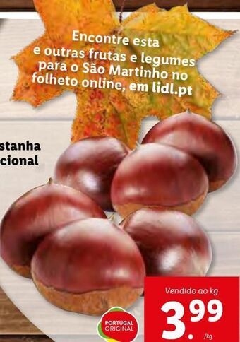 Lidl Castanhas promoção