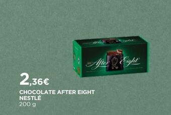 El Corte Inglés Chocolates after eight promoção