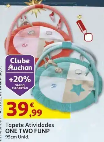 Tapete atividades one two fun 95 cm