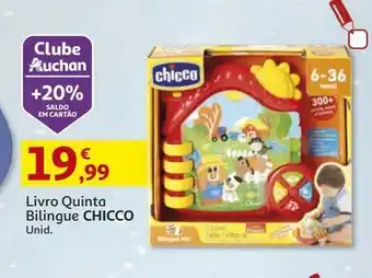 Auchan Livro quinta bilingue chicco promoção