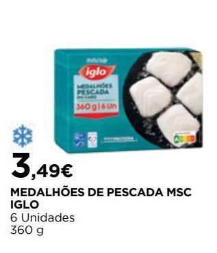 El Corte Inglés Peixe iglo promoção