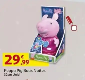 Auchan Peppa pig boas noites 32cm promoção