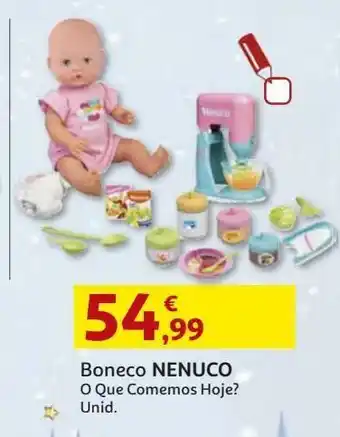 Boneco nenuco o que comemos hoje?