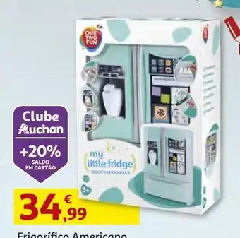 Auchan Frigorifico one two fun americano 28x12x39cm promoção