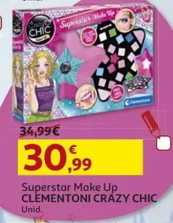 Auchan Crazy chic clementoni superstar make up promoção