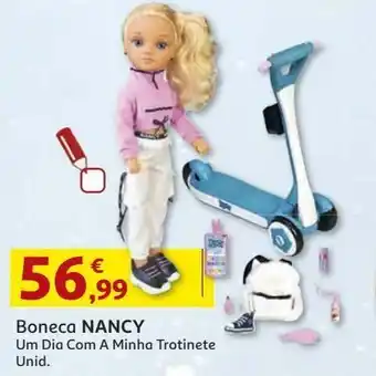 Auchan Boneca nancy um dia com a minha trotinete promoção