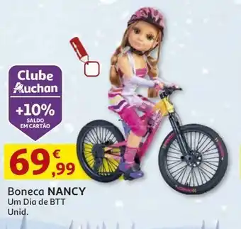 Auchan Boneca nancy um dia de btt promoção