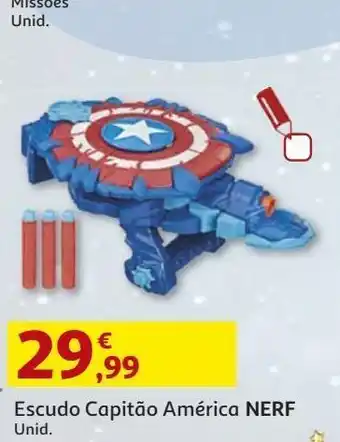 Escudo marvel capitão américa nerf