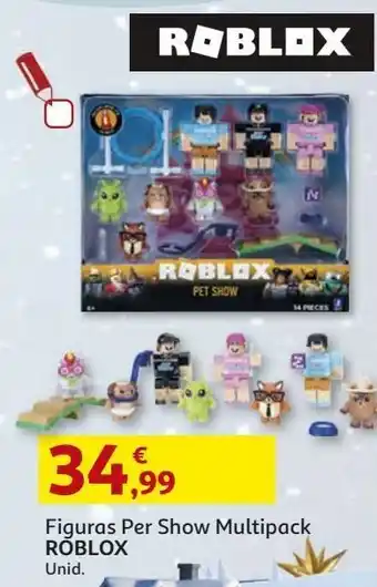 Auchan Figuras per show roblox multipack promoção