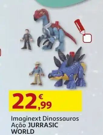 Jurrasic world imaginext dinossauros açâo sortido