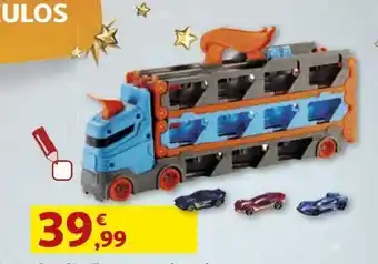 Auchan Camião transporte hot wheels speedway promoção