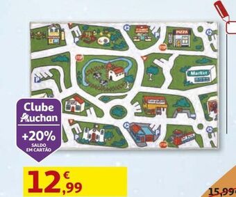 Auchan Tapete p/carros one two fun 120x80cm promoção