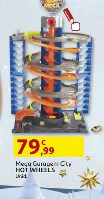 Auchan Mega garagem hot wheels city promoção