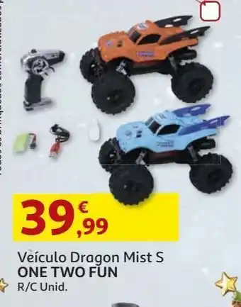 Auchan Veiculo one two fun dragon mist s r/c promoção