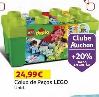Caixa de peças lego