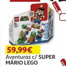 Auchan Aventuras com mario lego super mario promoção