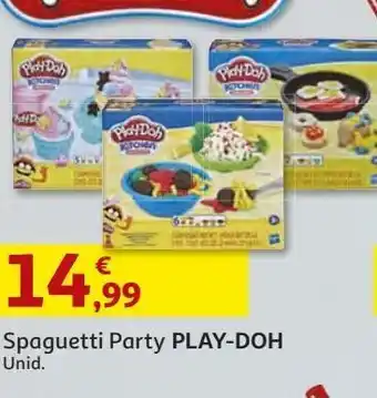 Auchan Spaguetti party play-doh promoção