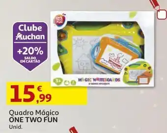 Auchan Quadro mágico one two fun promoção